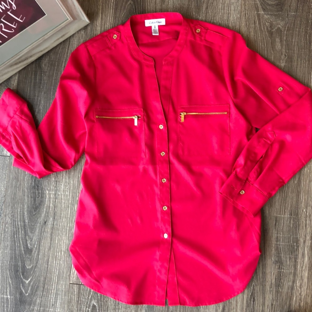 Calvin Klein M Blouse